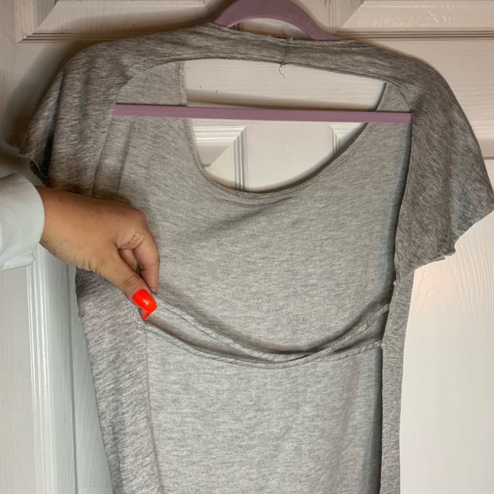 Fashion Nova open back tee